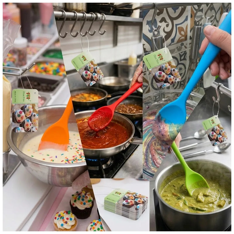 Silicone Spoon Assorted Colours 88G