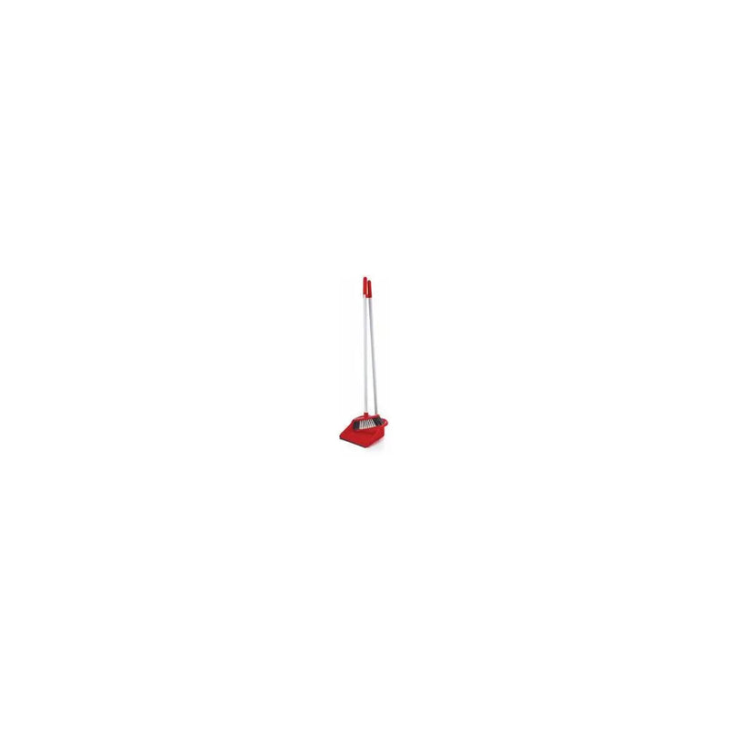 Long Handle Dustpan Brush Assorted Colours