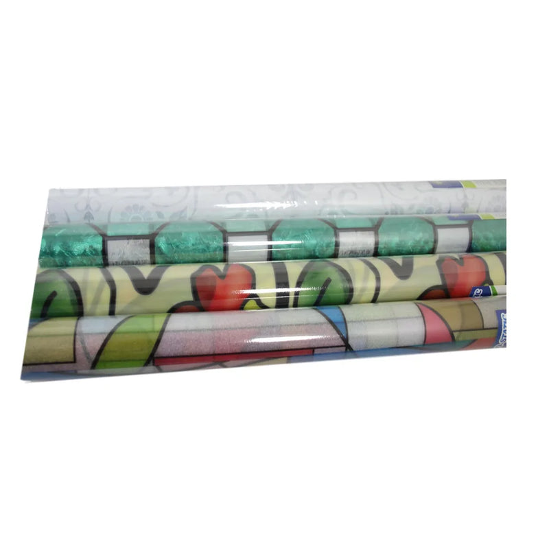 Water Resistant Pvc Glass Window Door Privacy Film Sticker Assorted Designs