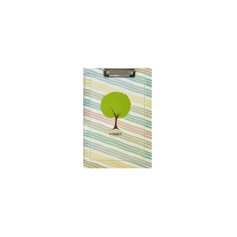 A4 Clipboard With Printed Ruler Scale Assorted Colours