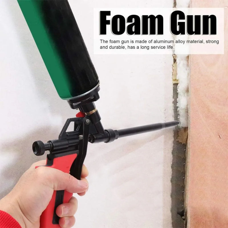 Professional PU Foam Gun Expanding Foam Spray Gun Applicator with Shut Off Valve