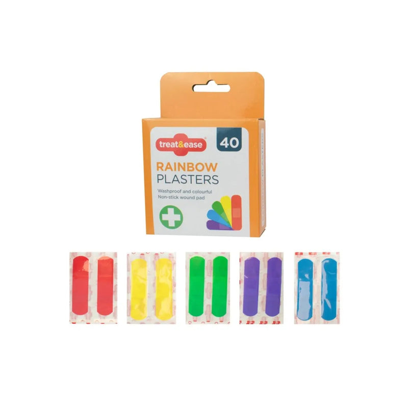 Rainbow Plasters Pack Of 40