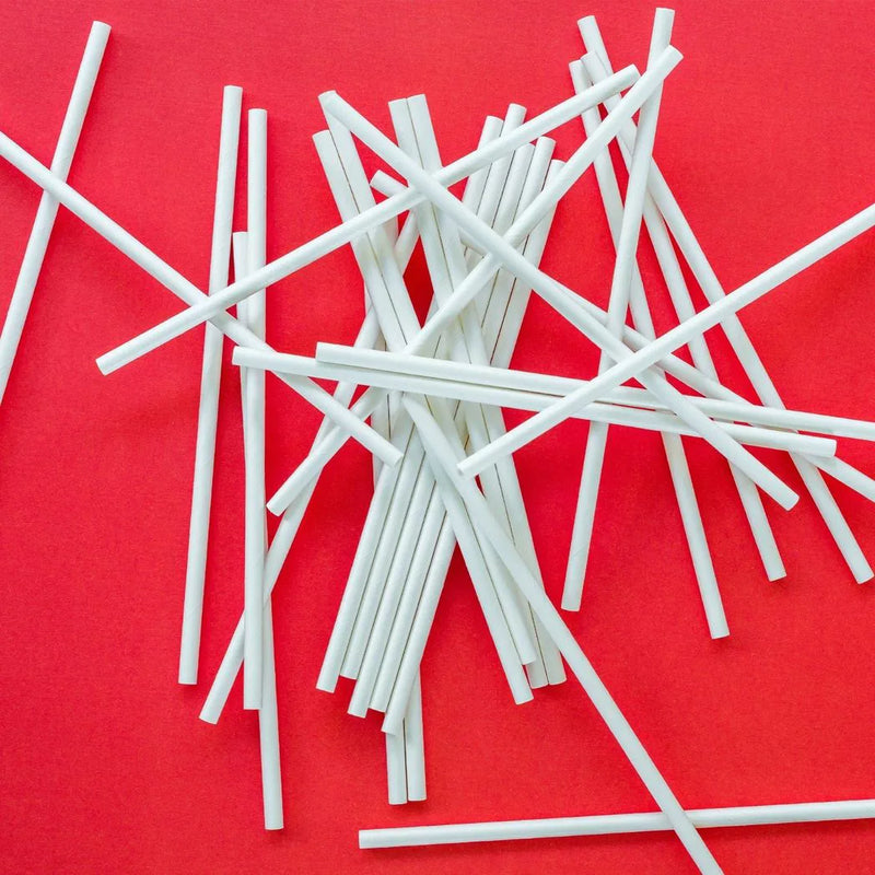 Durane Eco Paper Drinking Straws Pack Of 100 White