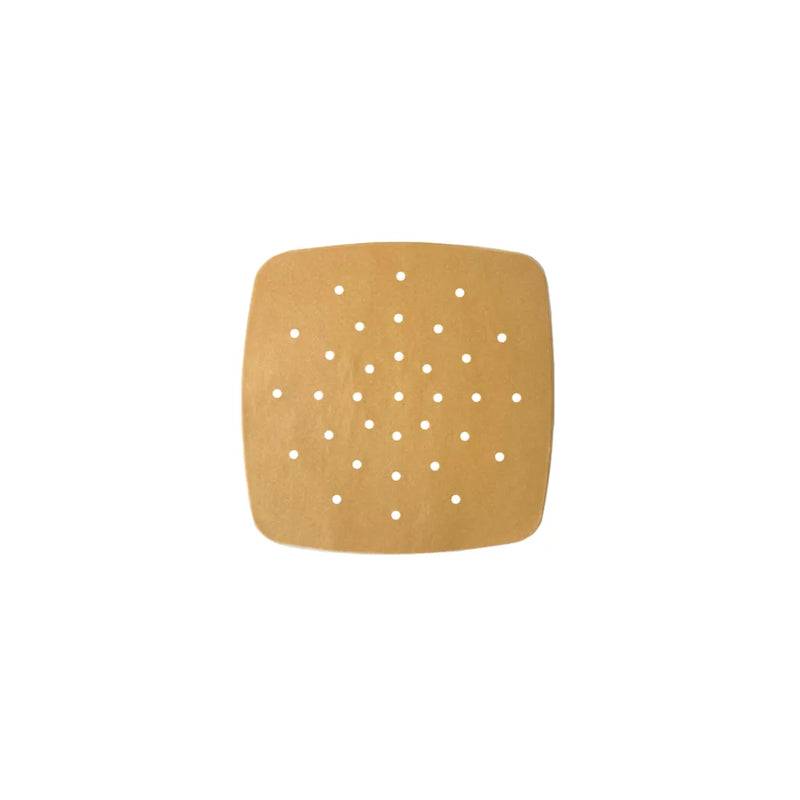 Perforated Square Non Stick Kitchen Steamer Air Fryer Liner 50 Piece Assorted Colours