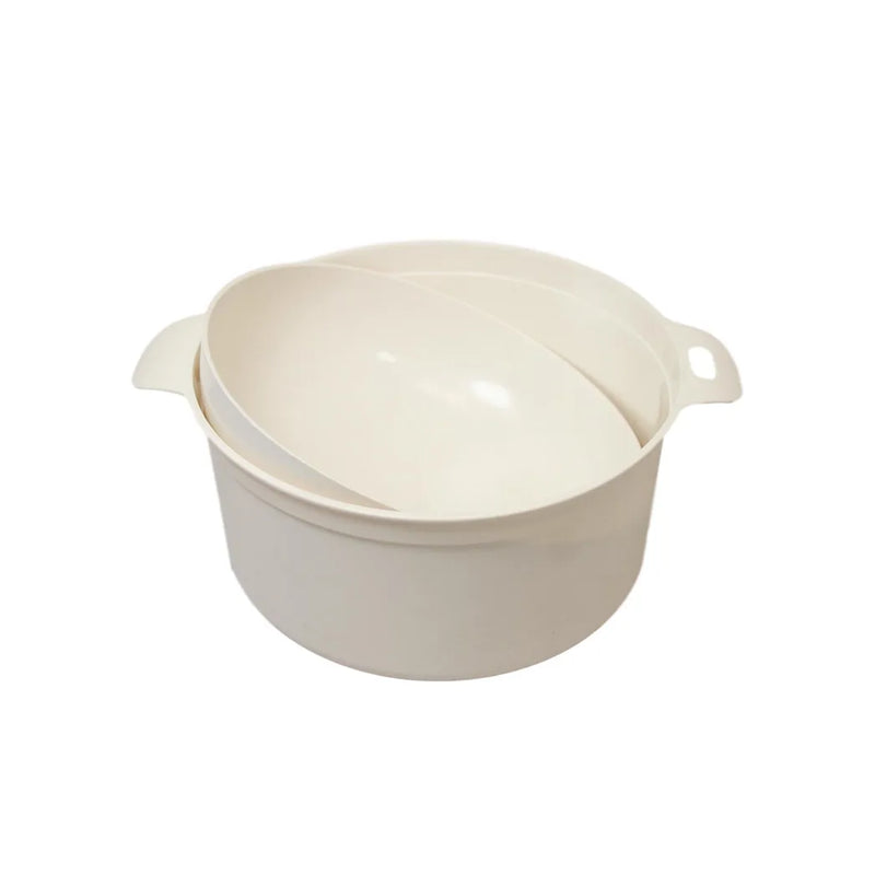 Kitchen Plastic Bowl And Lid Storage Pot Snacks Vegetable Fruits Bowl