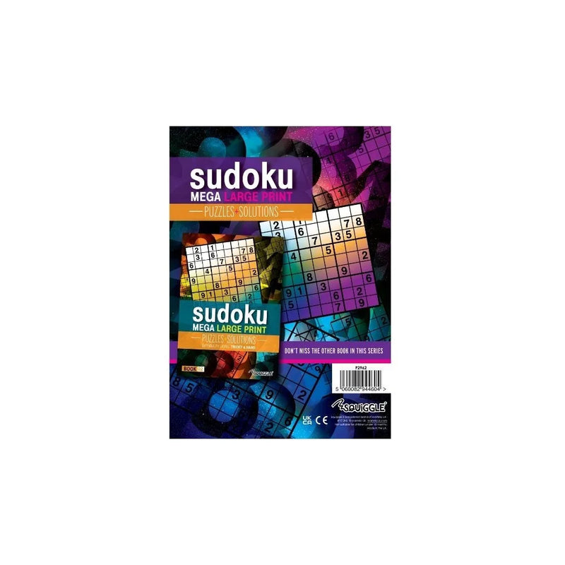 Mega Large Print Modern Sudoku Book 1 Easy & Medium