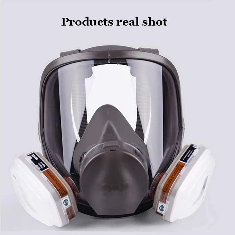 Reusable Full Face  Mask  Respirator for Woodworking Painting Welding Mask (US Logistics only For USPS.TK/TMEU only For self-pickup)