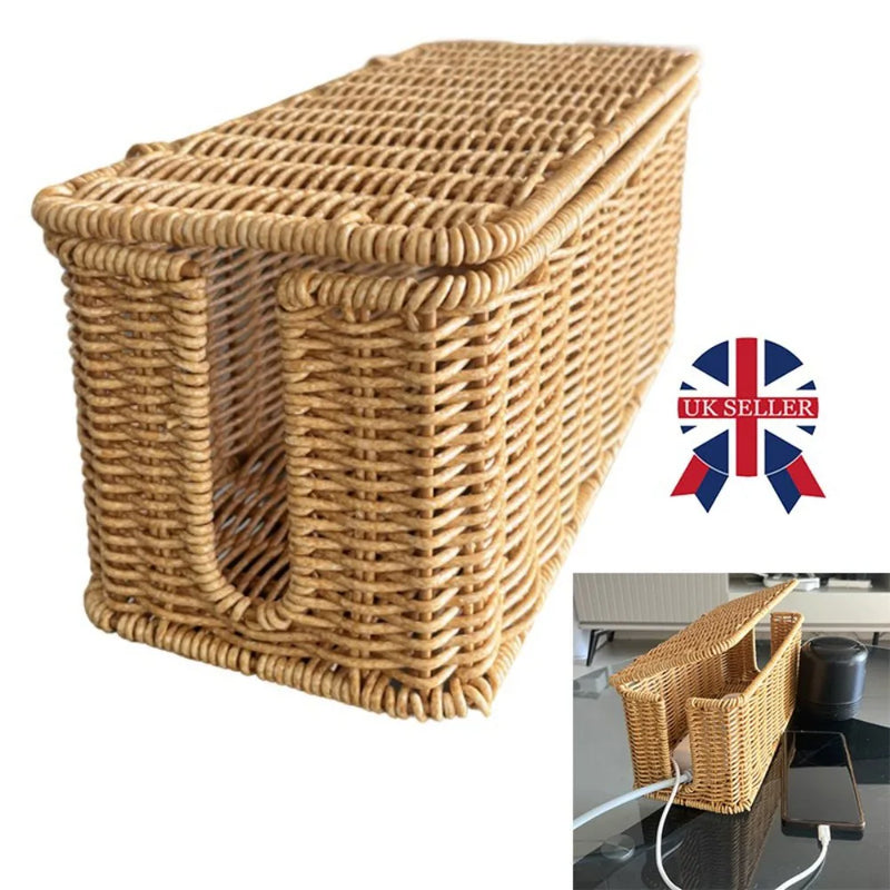 Cable Wire Cord Storage Box Case Management Plug Socket Tidy Safety Organiser