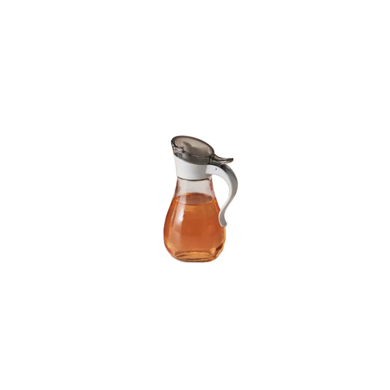 Glass Olive Oil Vinegar Sauce Dispenser Pouring Bottle With Plastic Top 380Ml Assorted Colours (Parcel Plus Rate)