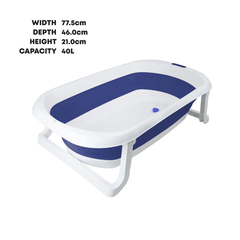 Durane Collapsible Baby Bath Tub 40L Blue