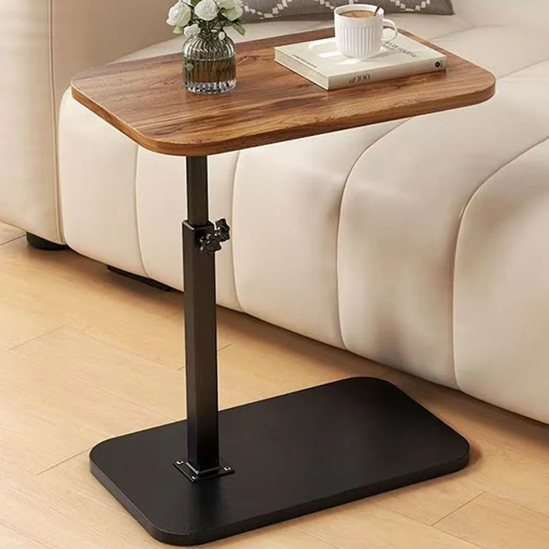 Adjustable C-Shaped Sofa Side End Table Coffee Laptop Table Living Room Bedroom