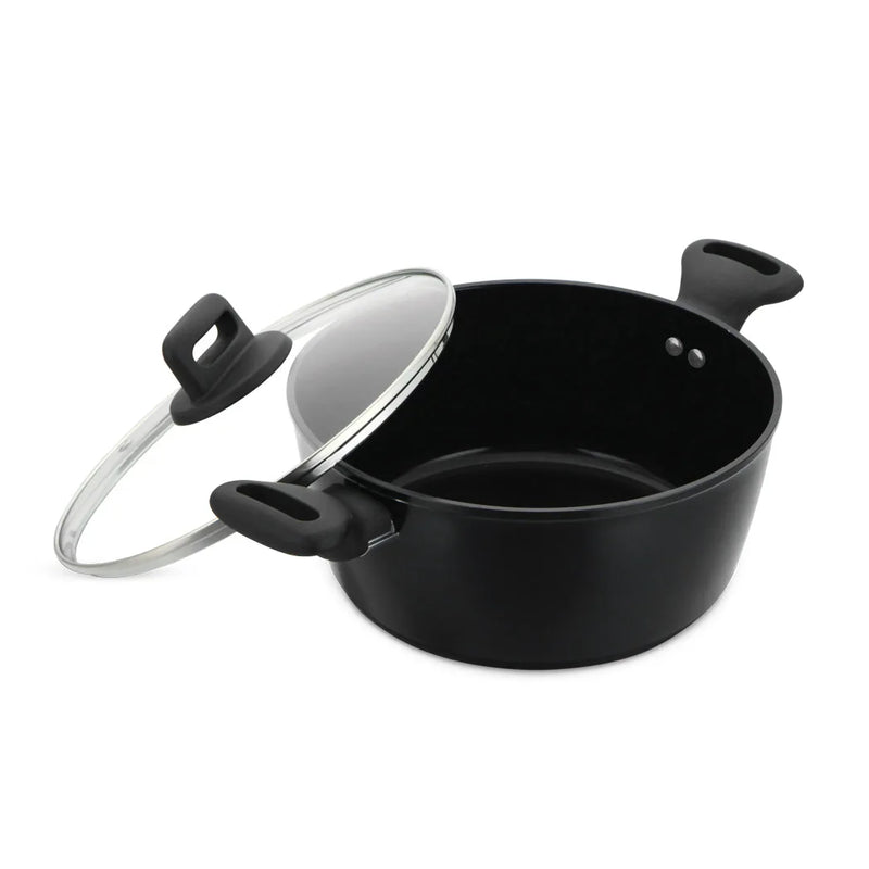 Sq Professional Zoya Forged Stockpot Set Of 4 Black