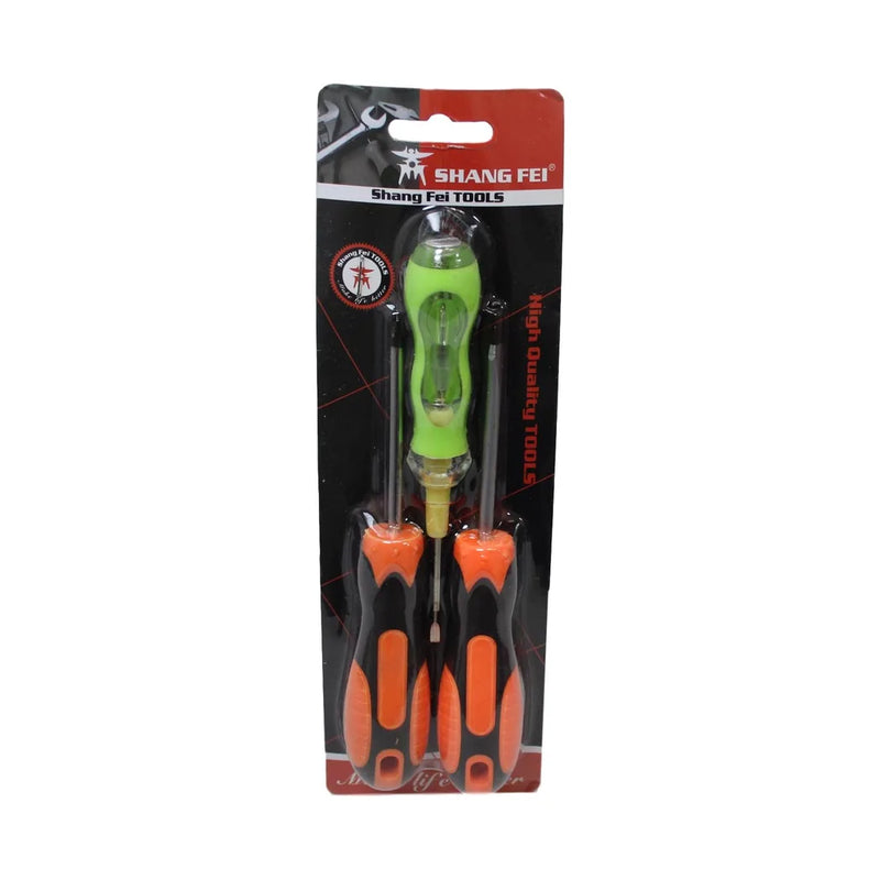 Electrical Voltage Tester And Screwdriver Set Of 3