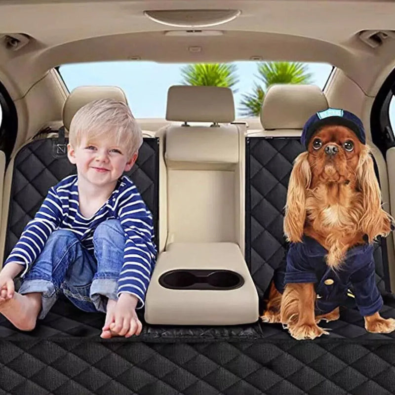 Car Rear Back Seat Cover Pet Dog Protector Mat Non-slip Waterproof Seat Cushion