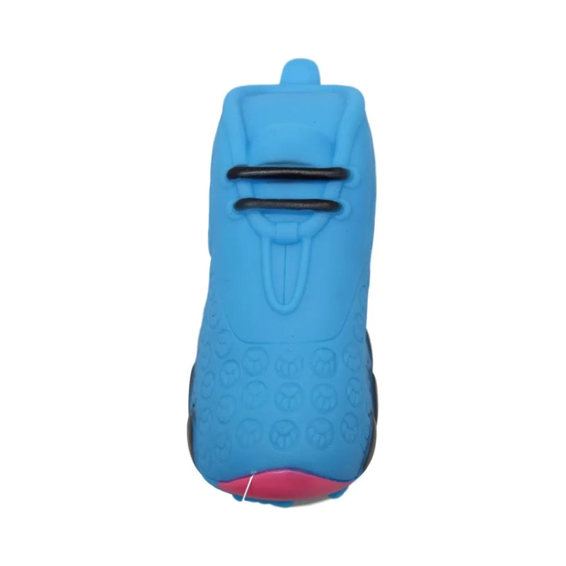 Pet Dog Toy Squeaky Football Shoe With Paw Prints Assorted Colours