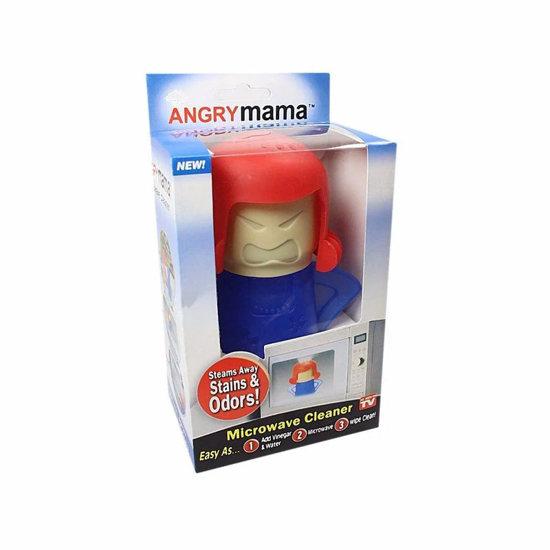 Microwave Angry Mama Steam Cleaner Assorted Colours