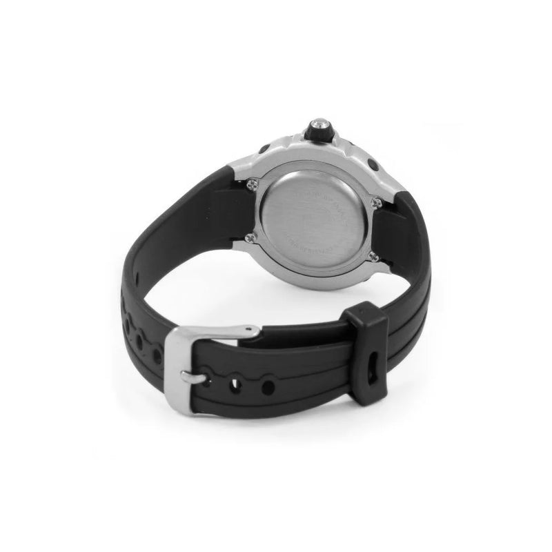 Lorus Boys Sports Analogue Quartz Blue Dial with Black Rubber Strap Watch RG235GX9
