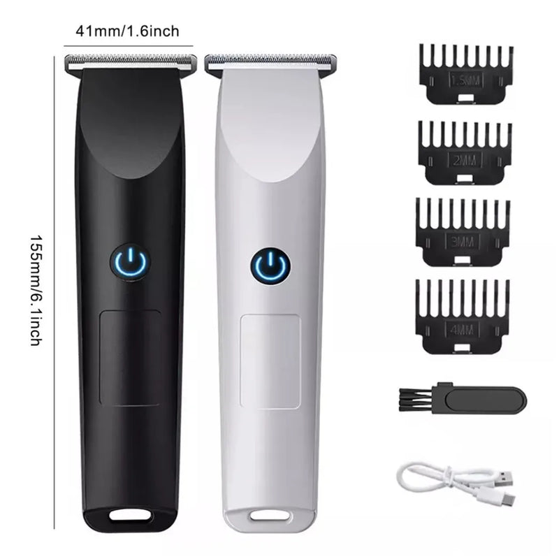 Men Pro Electric Hair Clippers Beard Trimmer Cutting Barber Shaving Machine Black (US Logistics For USPS/DHL/Fedex/UPS. No designated logistics accepted，TK/TMEU only For self-pickup）