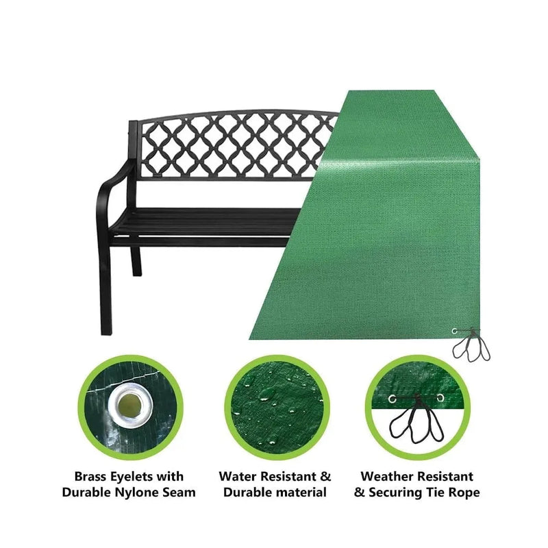 Garden Bench Cover 2 Seater 97 cm x 68 cm x 132 cm