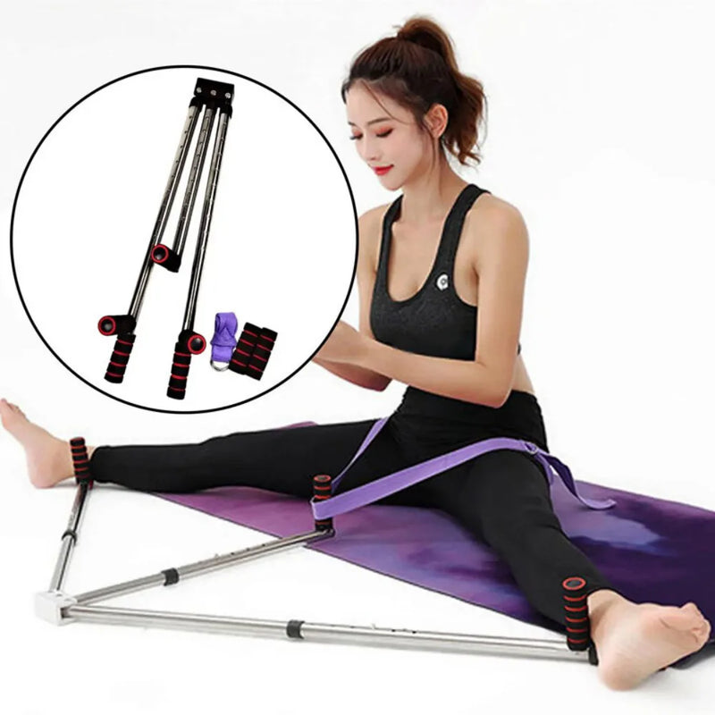 3 Bar Leg Stretcher 9 Hole Adjustable Leg Split Stretching Training Machine