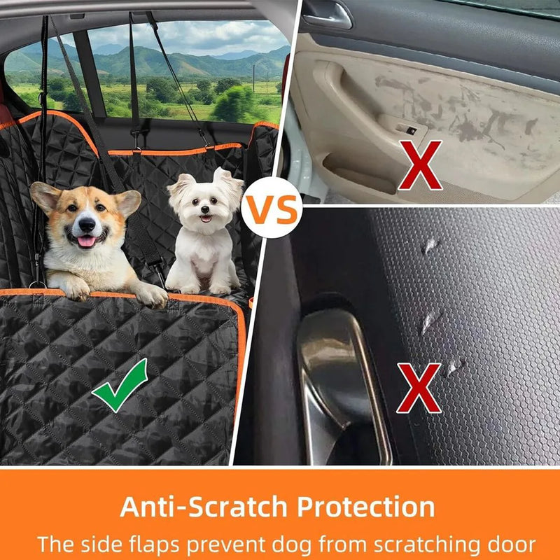 NEW Dog Pet Car Seat Cover Dog Safety Protector Mat Back Seat Hammock Waterproof UK