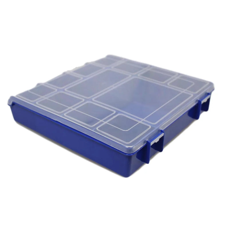 Medicine Storage Container Bo x Assorted Slot Sizes Available In 3 Colours