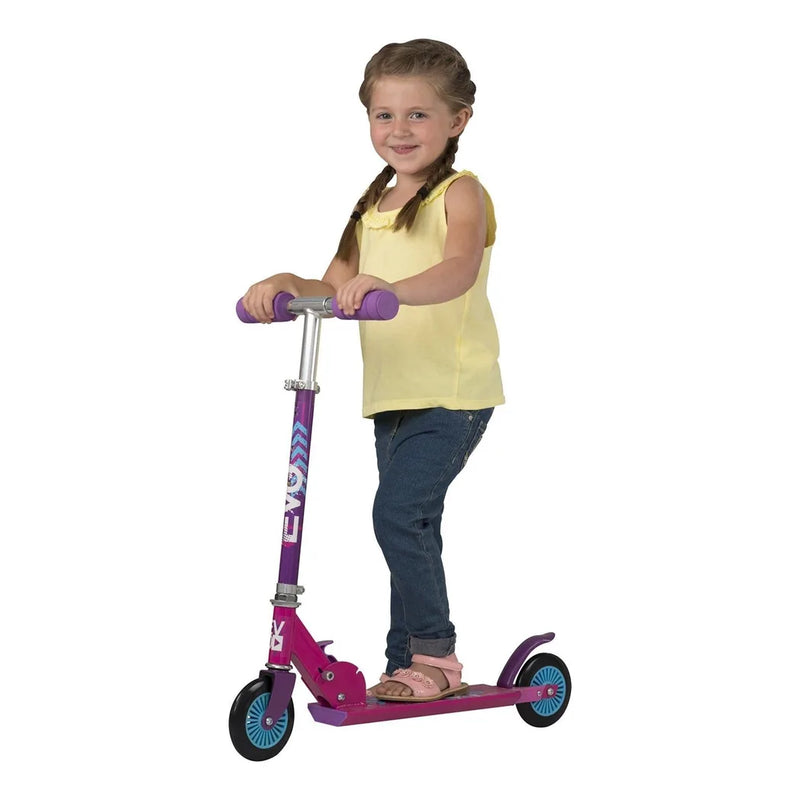Girls Evo Inline Scooter Fun Outdoor Riding (Parcel Rate)