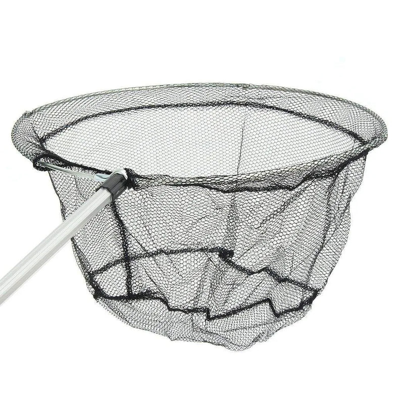 Folding E x tending Fishing Net Landing Net Pole Handle 3 Section Telescopic Mesh