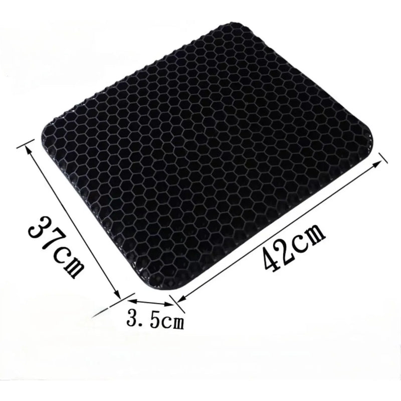 Honeycomb Breathable Gel Seat Cushion Cooling Double Thick Egg Sitting Pad Mat