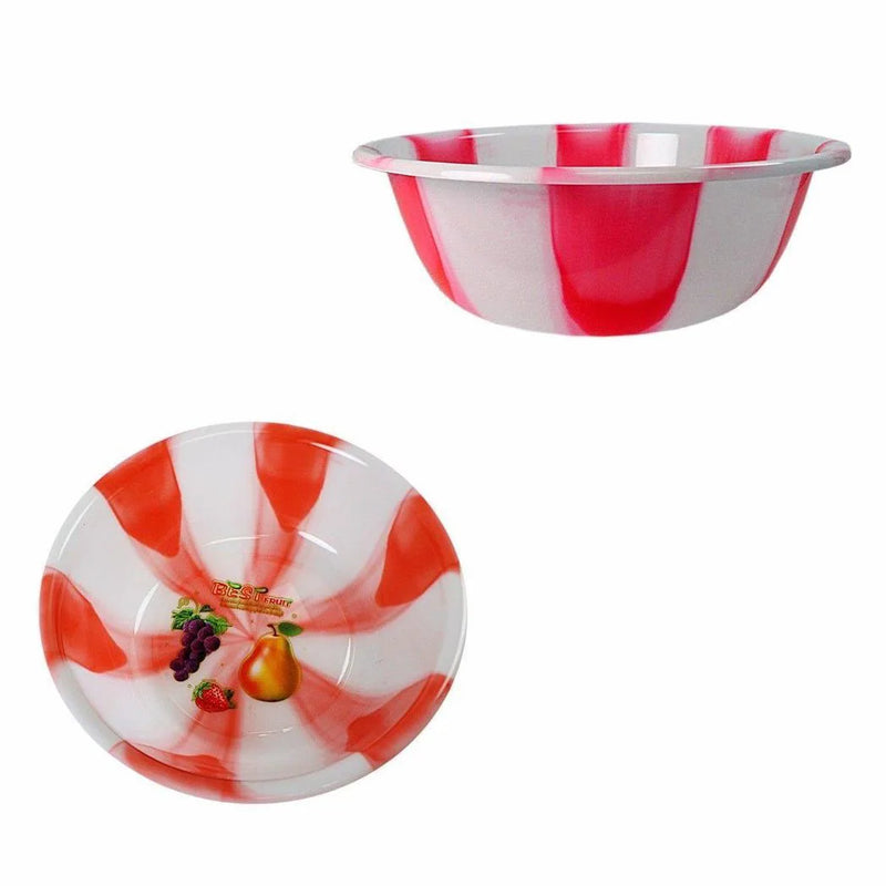 Tie Dye Print Plastic Kitchen Bowl E x tra Large Assorted Colours