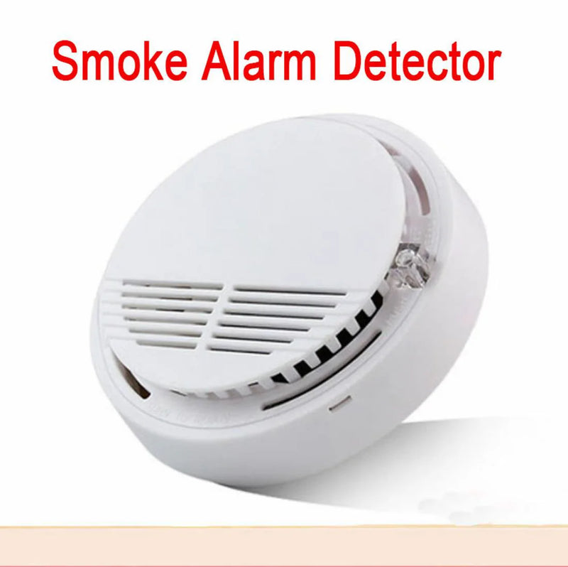 (2 Pack) Smoke Alarm Detector Home Fire Safety Sensor Alert Battery Included (US Logistics For USPS/DHL/Fedex/UPS. No designated logistics accepted，TK/TMEU only For self-pickup）