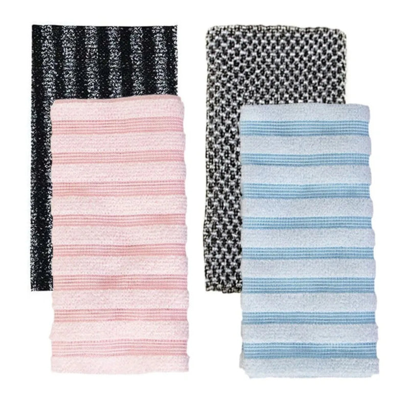 4PCS Blissal Exfoliating Towel Blissal Shower Scrubber Blissal Towel