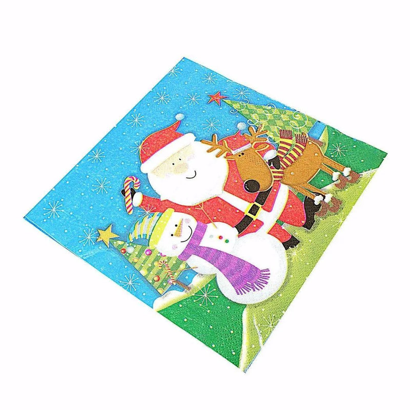 Pack Of Paper Birthday Napkins Tissues Assorted Designs