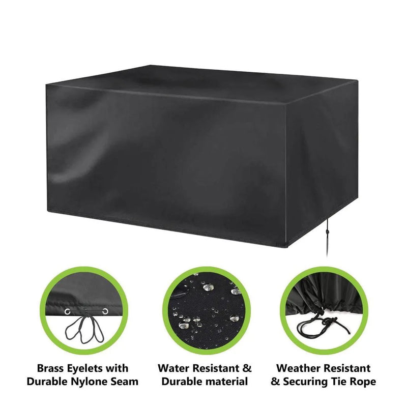 Garden Table Water Resistant Cover - 270cm x 180cm x 89cm