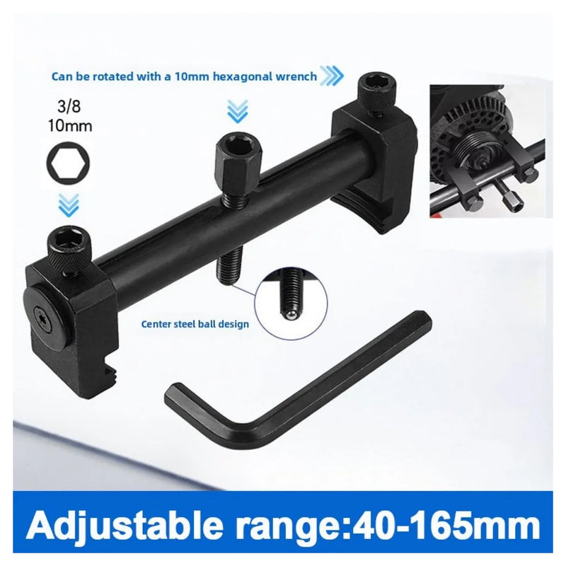 Universal Puller For Ribbed Drive Pulleys Crankshaft Remover Garage Engine Tools