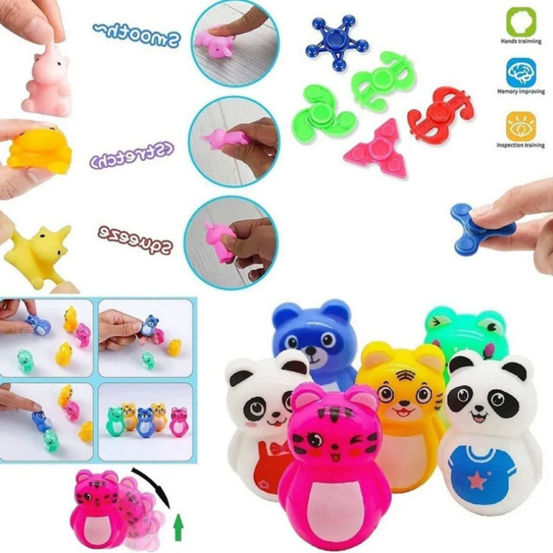 206PCS Assorted Party Bag Toys Kids Gift Party Favor Fillers Set for Boys Girls Birthday Party Favors