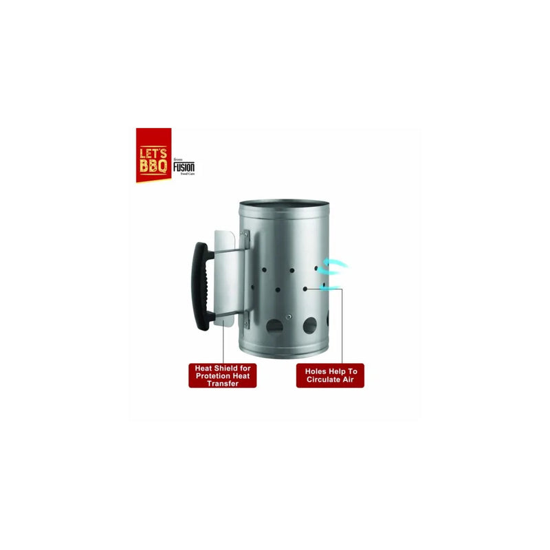 Garden Bbq Charcoal Starter Steel