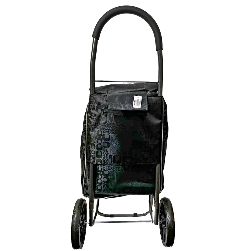 Shopping Trolley With Comfortable Grip Handle 2 Wheels Assorted Designs And Colours