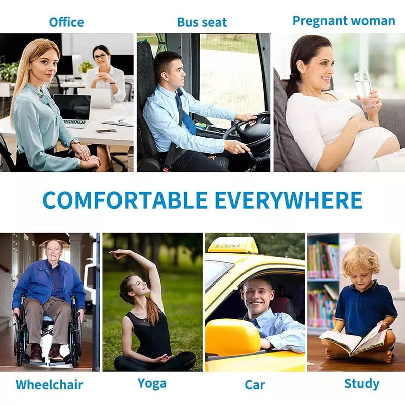 Cooling Honeycomb Breathable Gel Seat Cushion Double Thick Egg Sitting Pad Mat