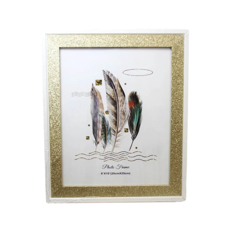 Silver Gold Sparkly Photo Frame Assorted Colours
