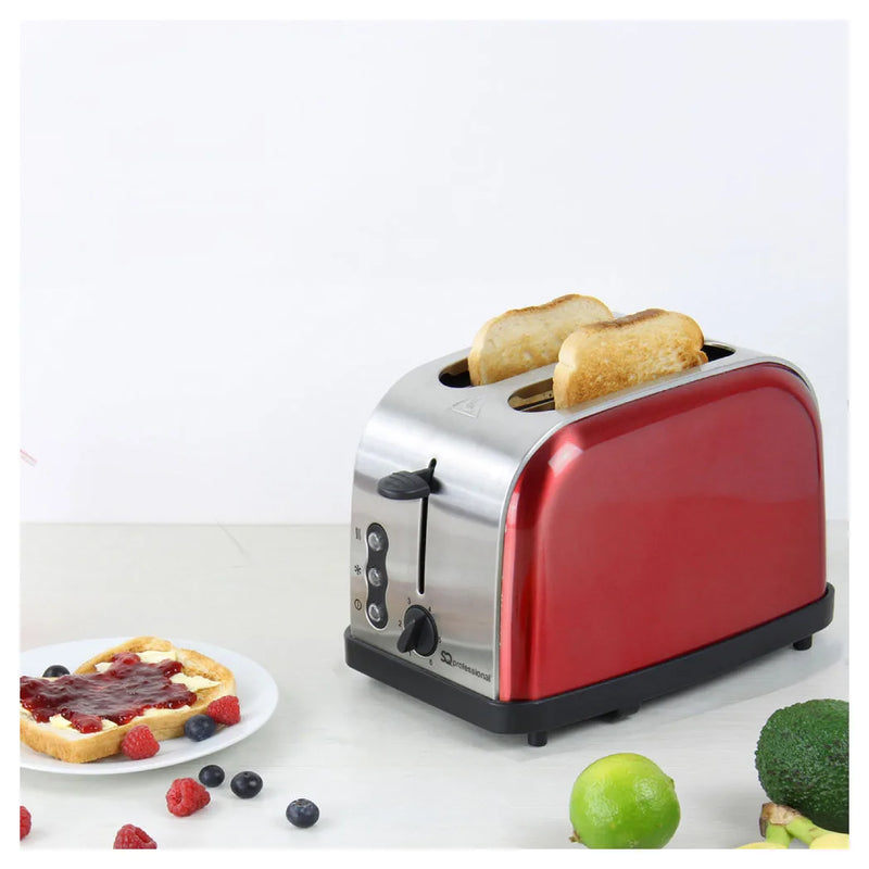 Sq Professional Gems Legacy 2 Slice Toaster 900W Ruby