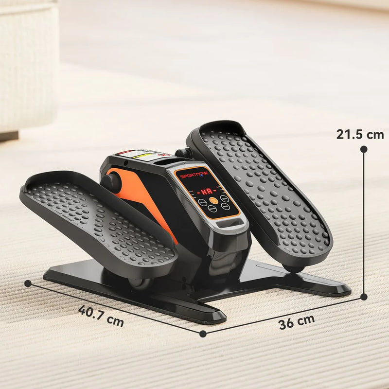SPORTNOW Under Desk Elliptical Machine for Home, Electric Elliptical Machine with 12 Adjustable Speed, LED Monitor