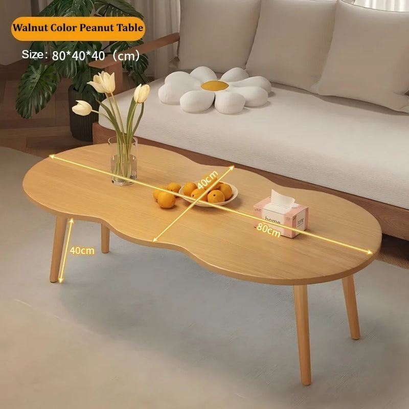 Natural Wooden Coffee Table for Living Room Modern Sofa Centre Table Tea Tables
