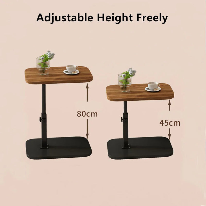 C-Shaped Adjustable Sofa Side End Table Coffee Laptop Table Living Room Bedroom