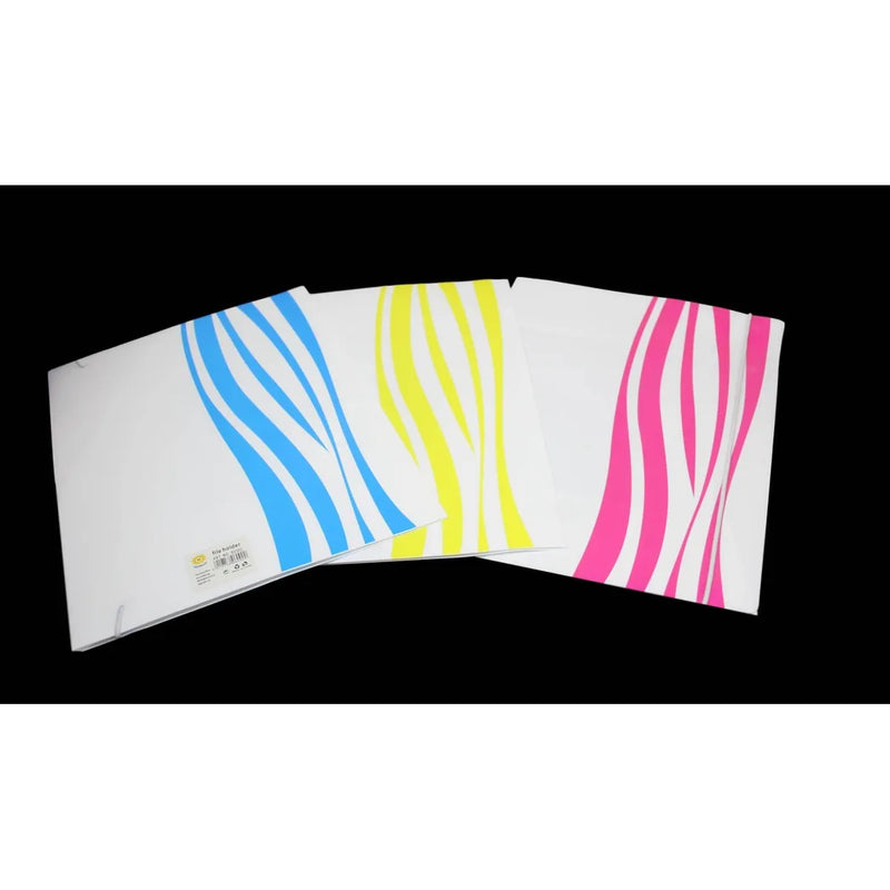 Plastic Office File Paper Folder Holder Assorted Colours