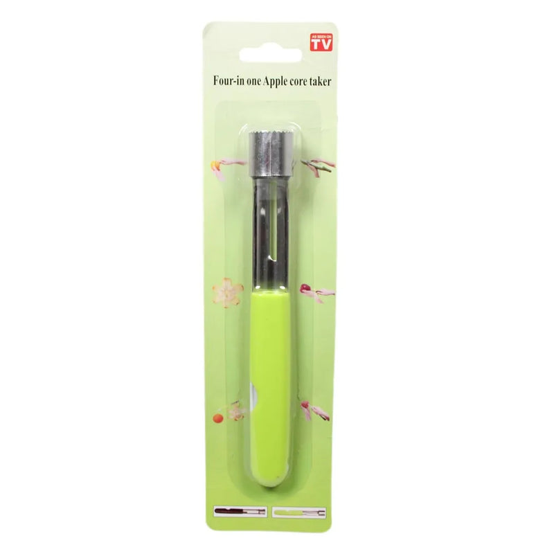 Steel Apple Corer Remover With Plastic Handle Assorted Colours
