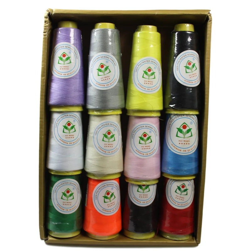 Polyester Sewing Thread Assorted Colours