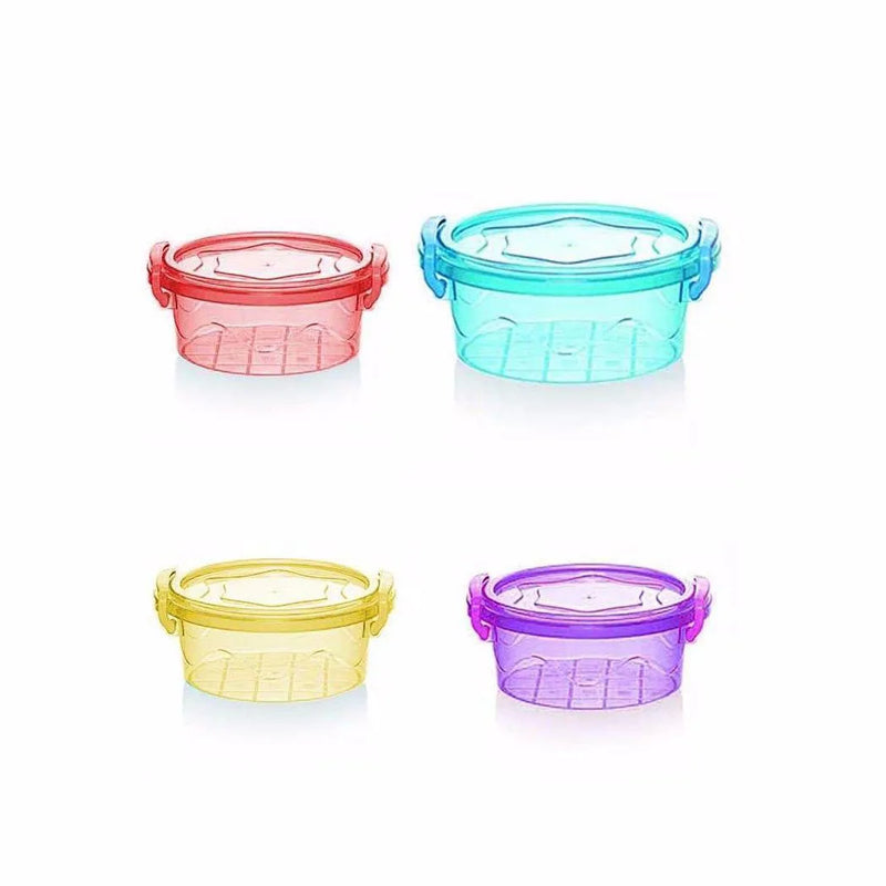 Mini Round Food Storage Container 300Ml Assorted Colours