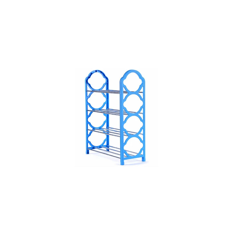 Plastic Shoe Organiser Rack 5 Tier Assorted Colours