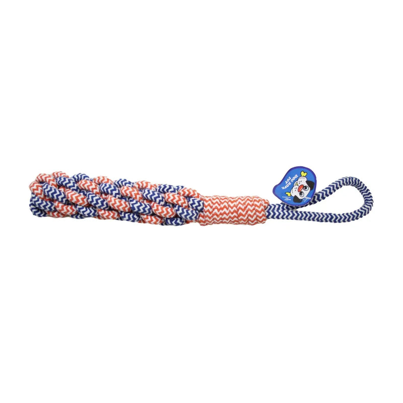 Pet Dog Knotted Rope Toy Assorted Colours